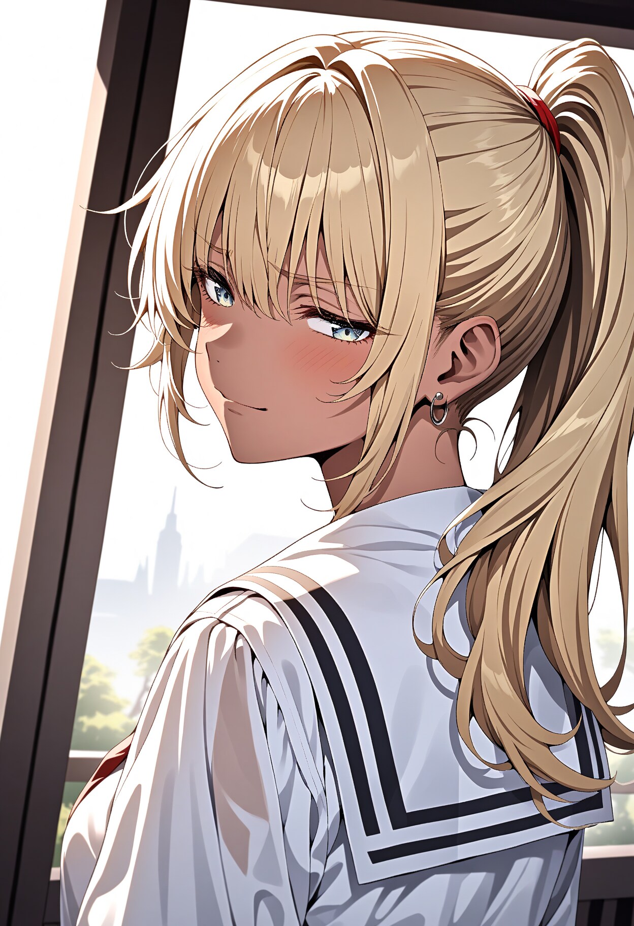 ポニーテールは振り向かない