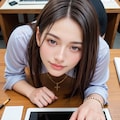 胸チラ社員ちゃん「先輩？」 9枚目