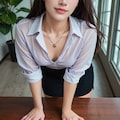 胸チラ社員ちゃん「先輩？」 11枚目