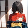 着物の女の子 5枚目