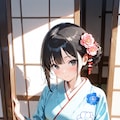 着物の女の子 3枚目