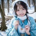 コスプレ美少女【雪山】 2枚目