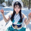 コスプレ美少女【雪山】 6枚目