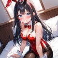 光沢赤エナメルバニーガール 6枚目