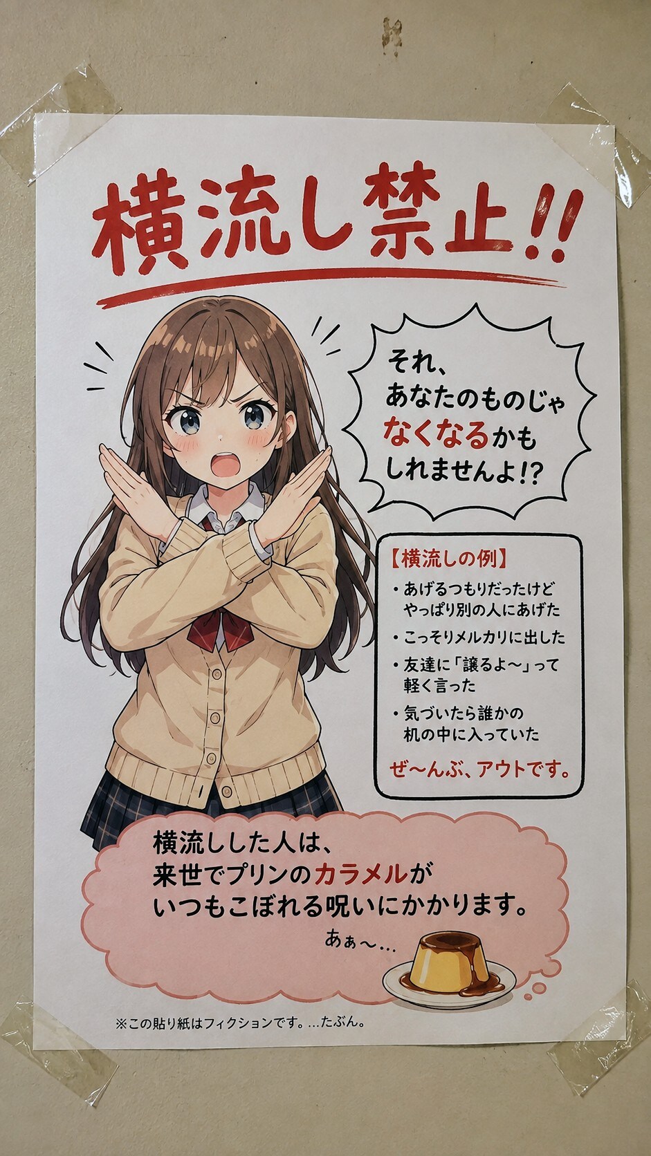 今日の貼り紙74 | の人気AIイラスト・グラビア
