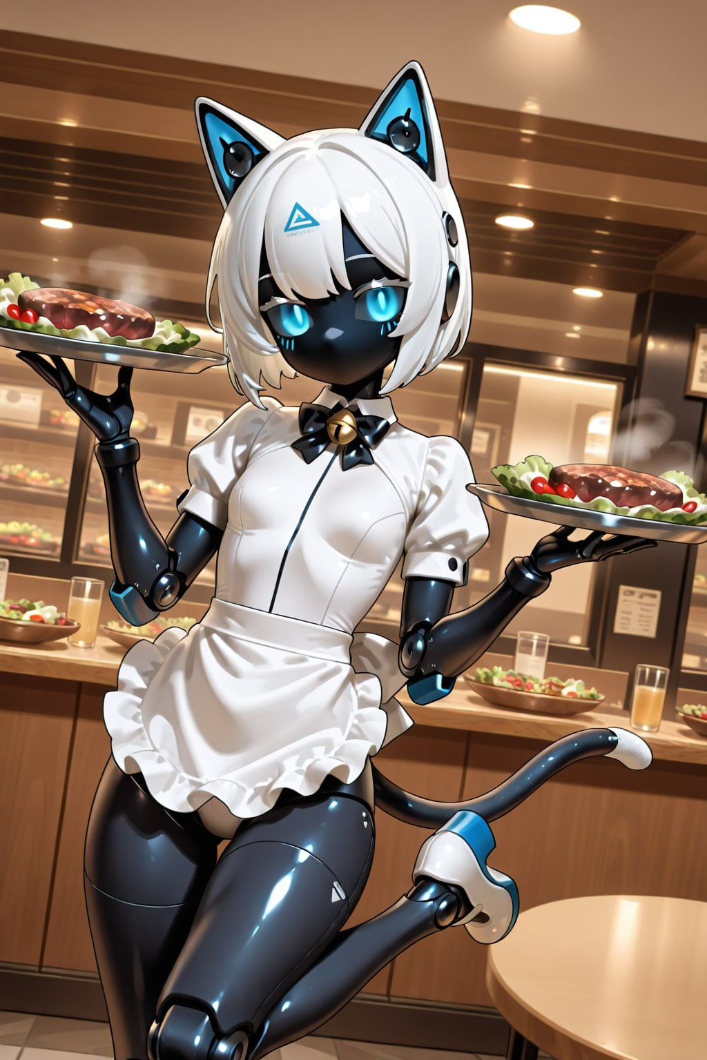 配膳ロボ | の人気AIイラスト・グラビア