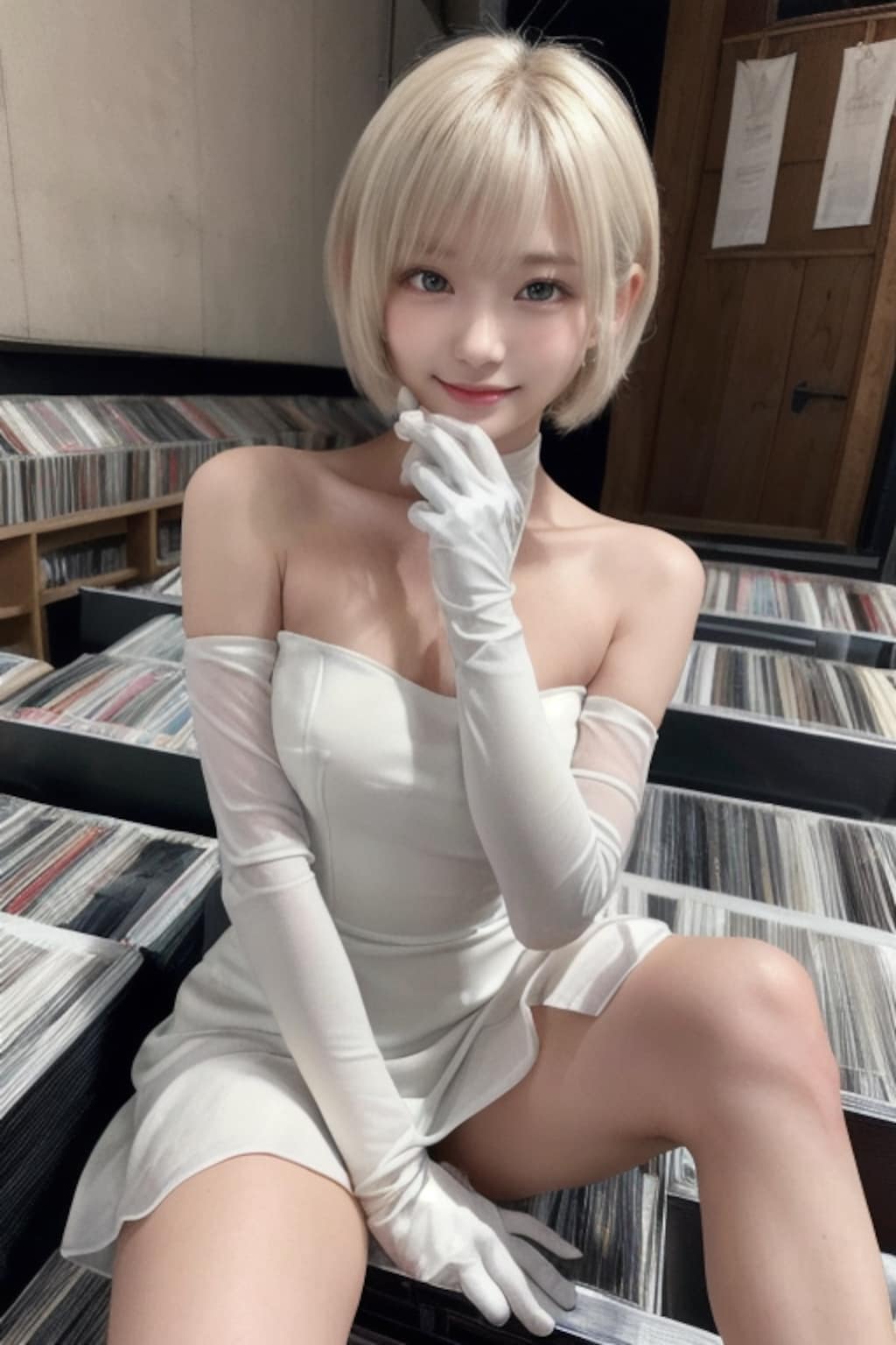 レコードを探しておりますの