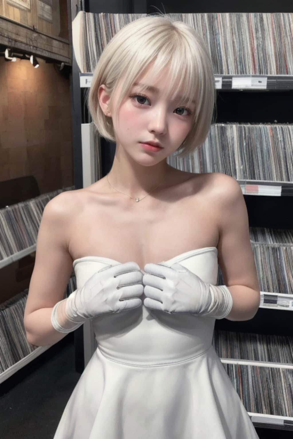 レコードを探しておりますの