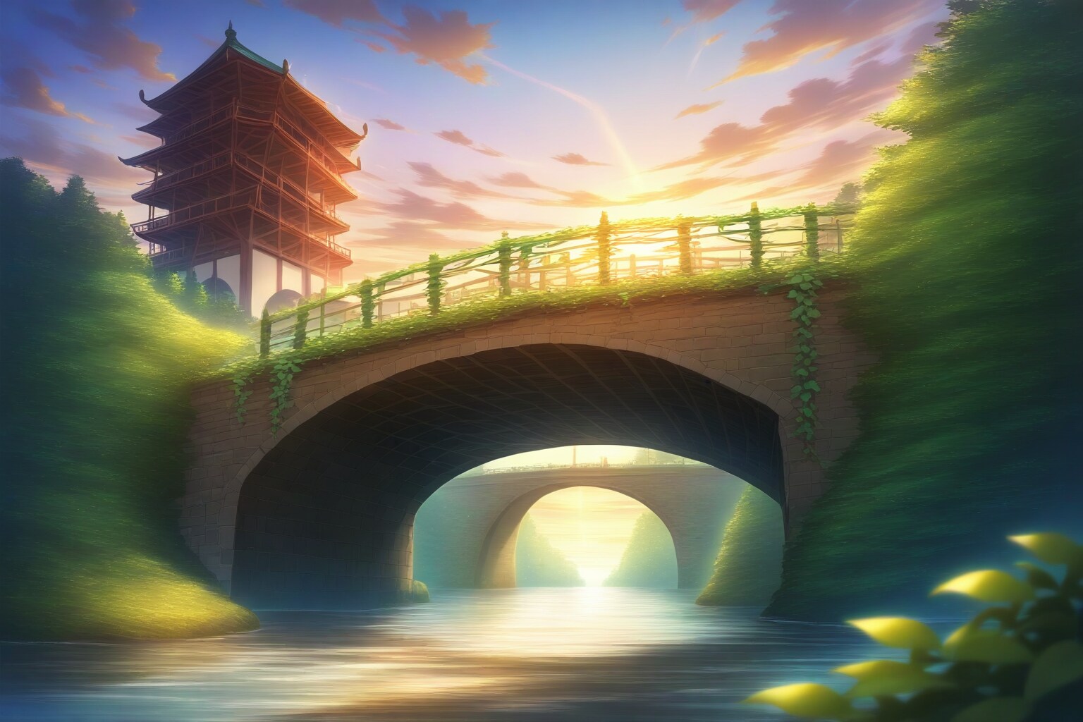 橋のある風景