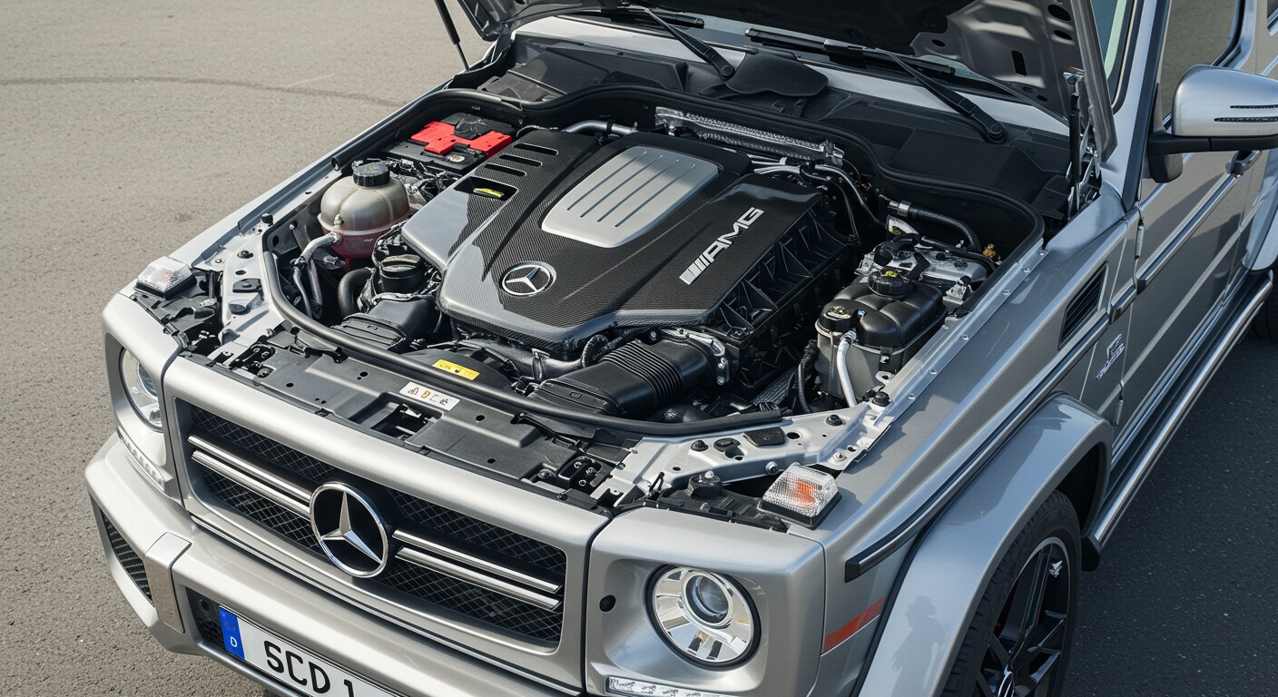 メルセデスベンツG500Lエンジンルーム | の人気AIイラスト・グラビア