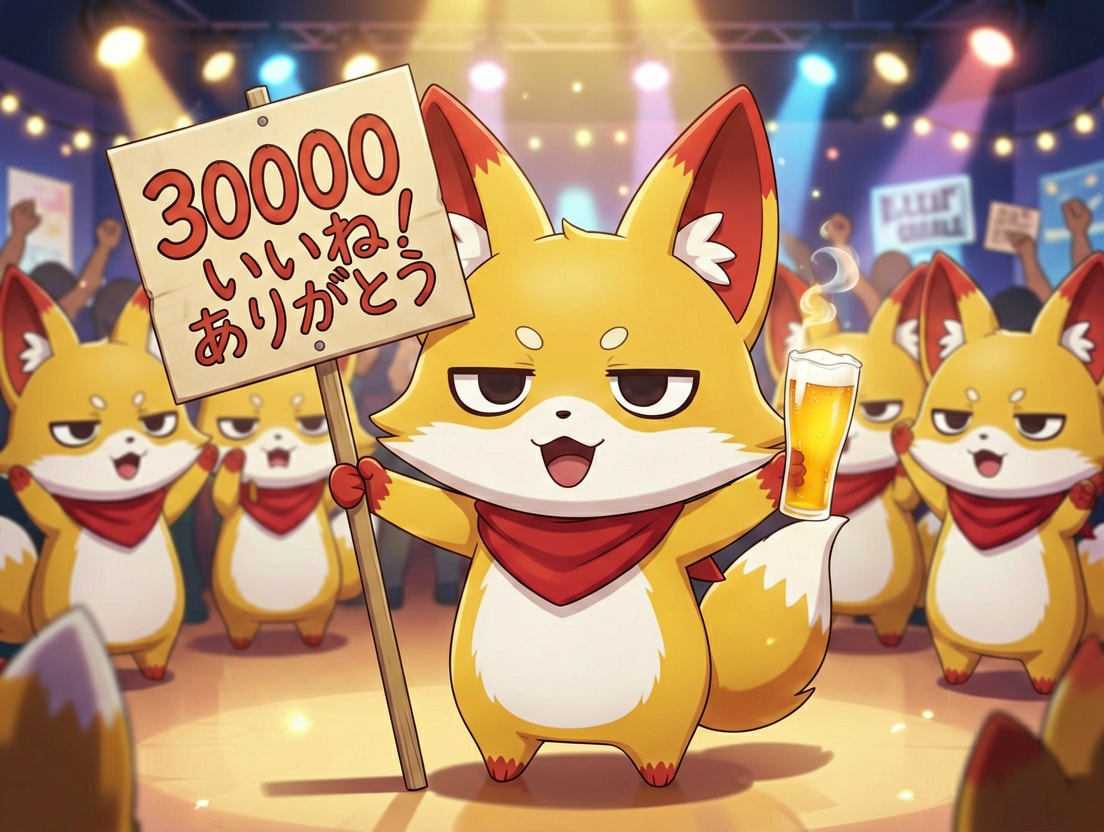 【お礼】30,000いいね、ありがとうございました