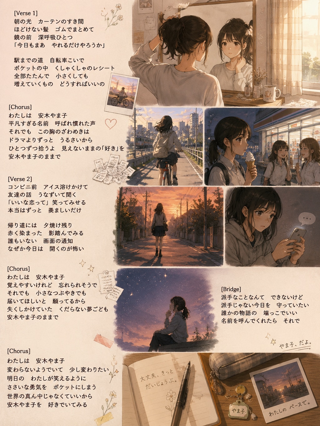 歌詞カード2
