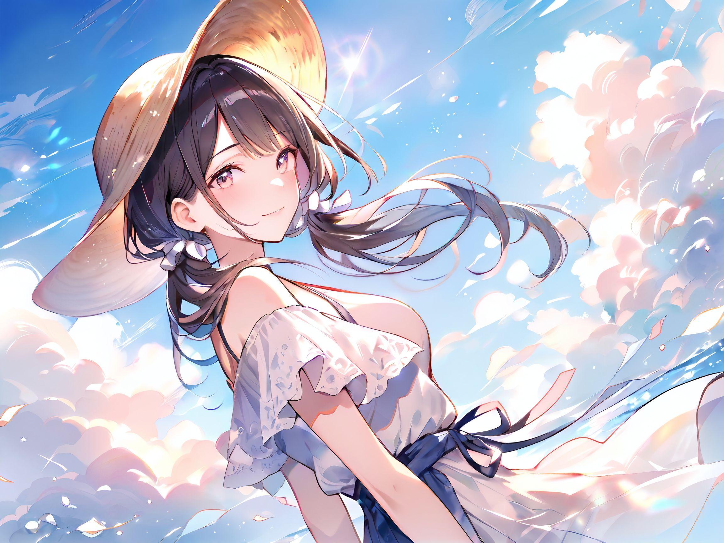 おさげちゃん：若妻風 | の人気AIイラスト・グラビア