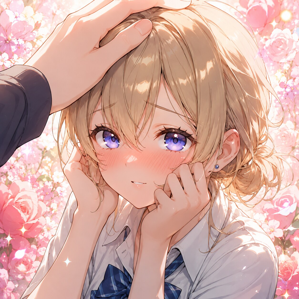 妹を撫でる | の人気AIイラスト・グラビア