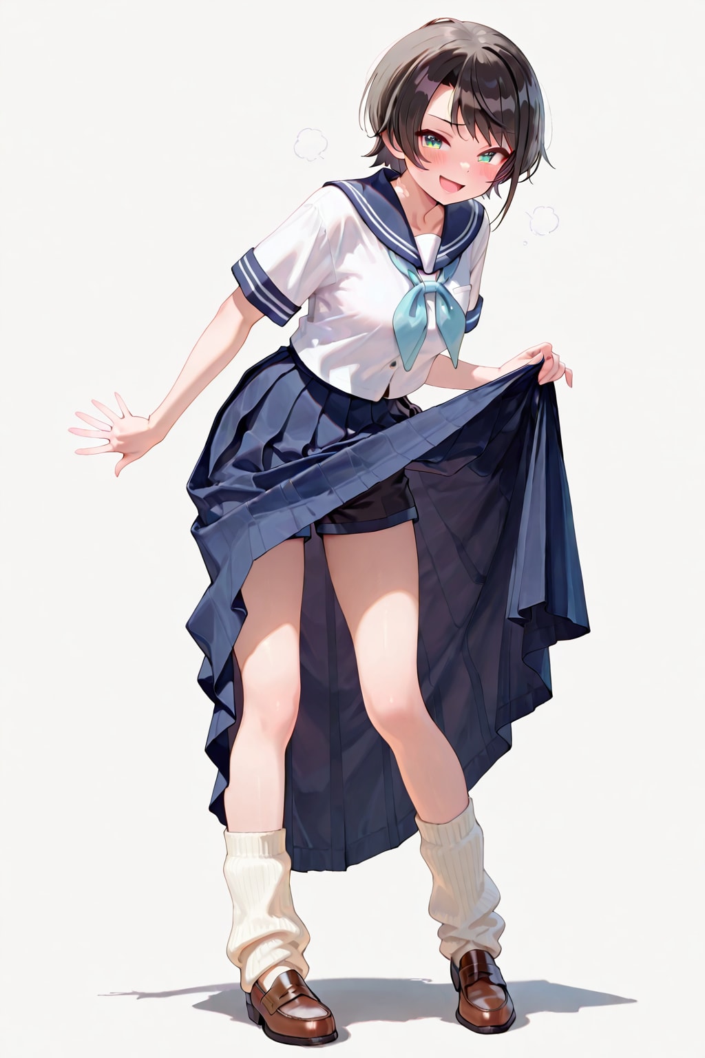 Oozora Subaru shorts and long skirt