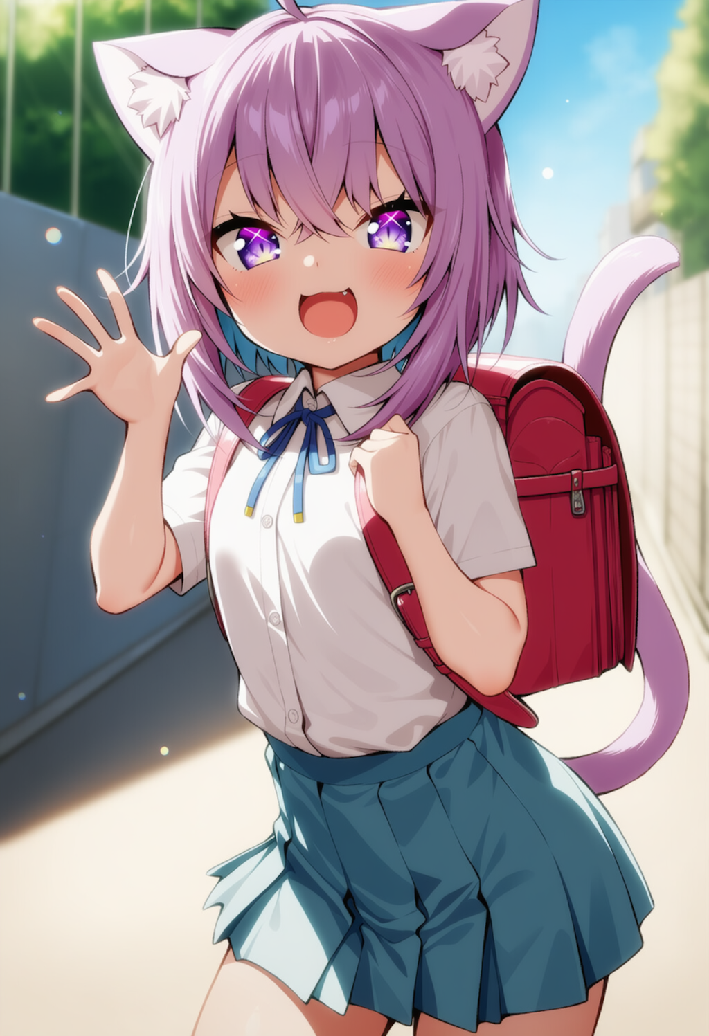 おはよー！（猫又おかゆ）