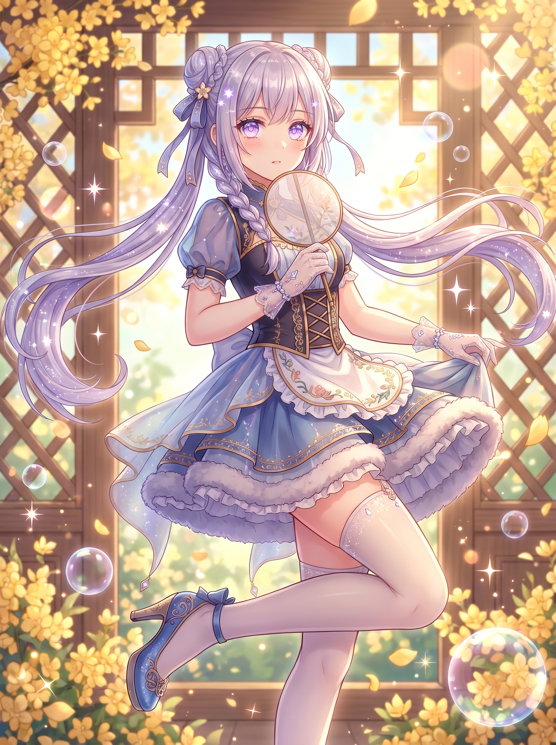 金花舞う藍風の姫