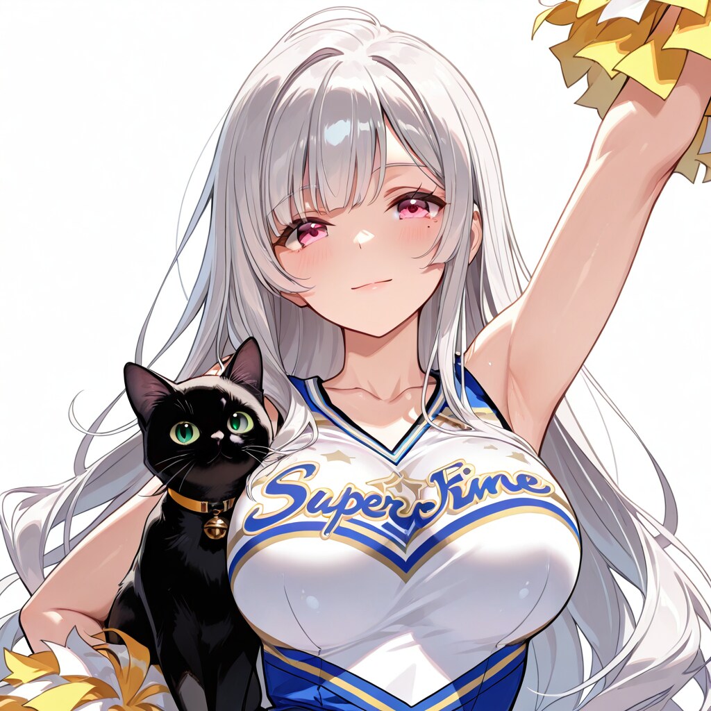 チアガール銀髪の子 | の人気AIイラスト・グラビア