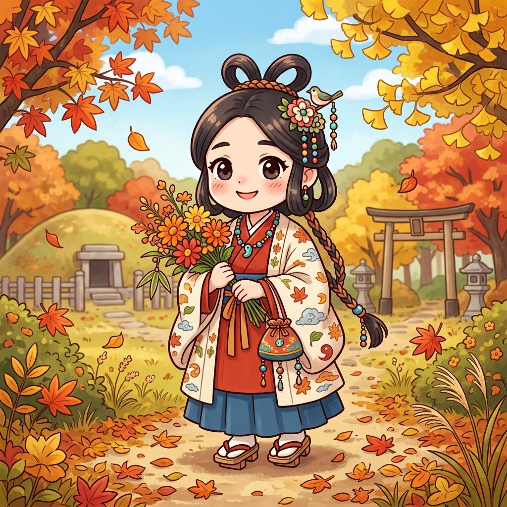 古墳時代×ちびキャラちゃん | の人気AIイラスト・グラビア