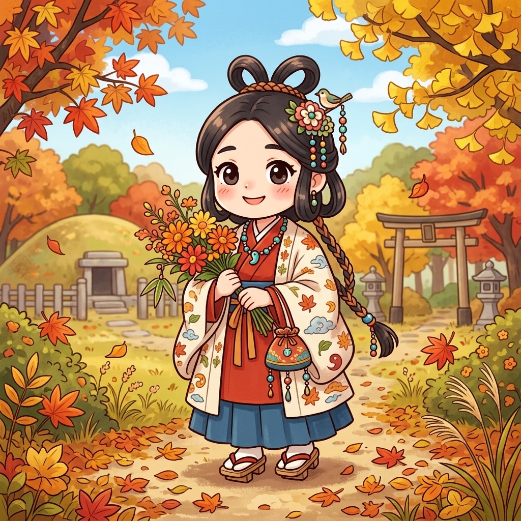 古墳時代×ちびキャラちゃん