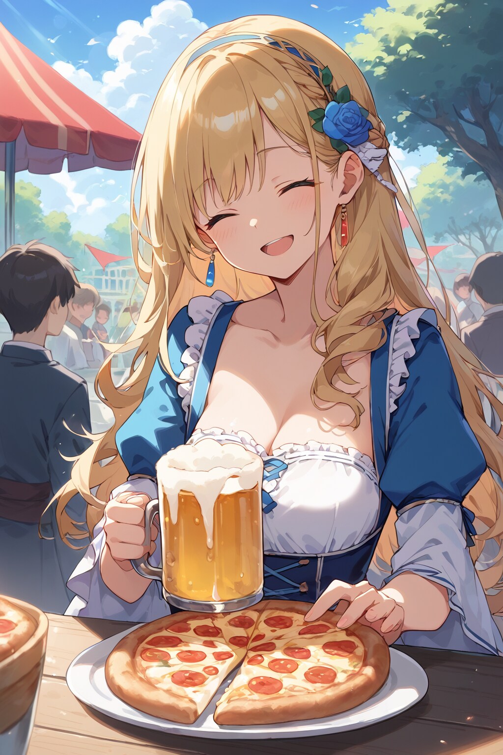 ピザもありますよー♪