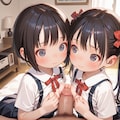かわいい双子ちゃんとたっぷりえっちその２無料版　26-07-03 2枚目