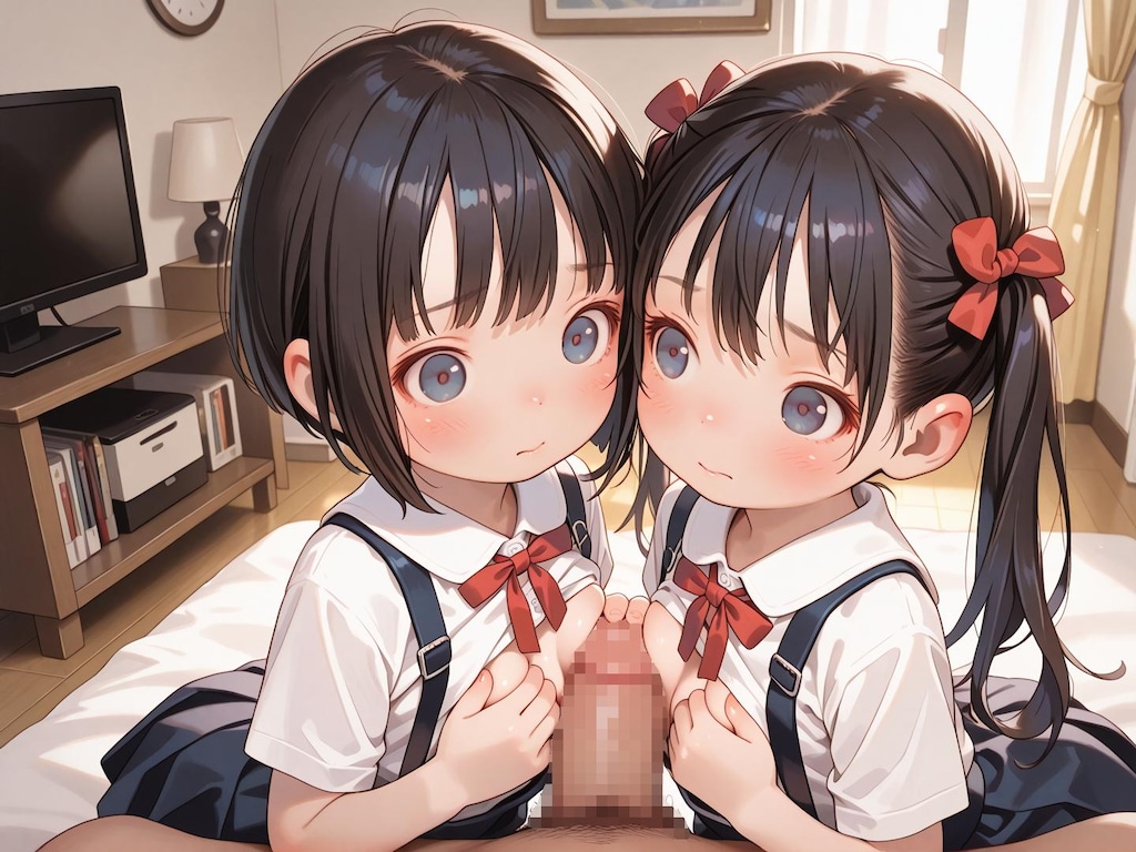 かわいい双子ちゃんとたっぷりえっちその２無料版　26-07-03