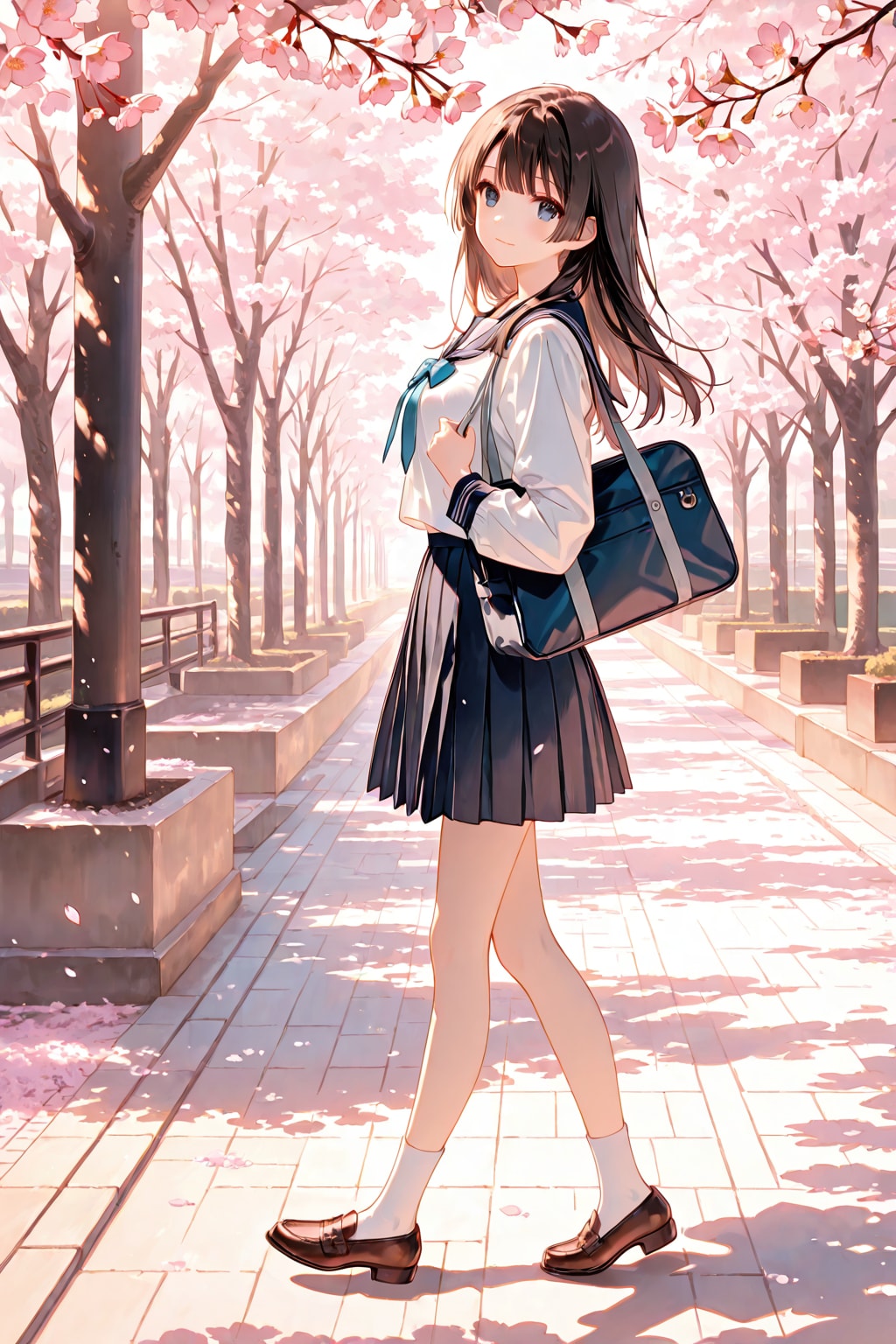 桜のトンネル(BONSAI)(3) | の人気AIイラスト・グラビア