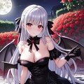 月下の薔薇と悪魔少女 5枚目