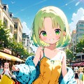 水着の日焼け跡がかわいい女の子 / 街角パンチラチャレンジ少女12extension 9枚目