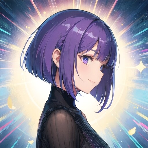 横顔には自信あり