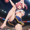 チアリーターの練習⑥ 4枚目