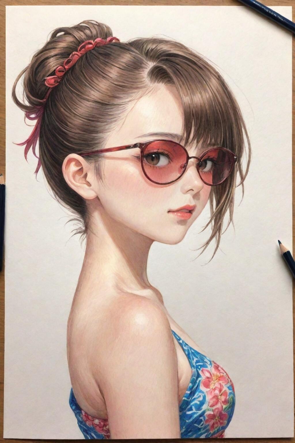 眼鏡の美しい19歳日本人女性が求められている。