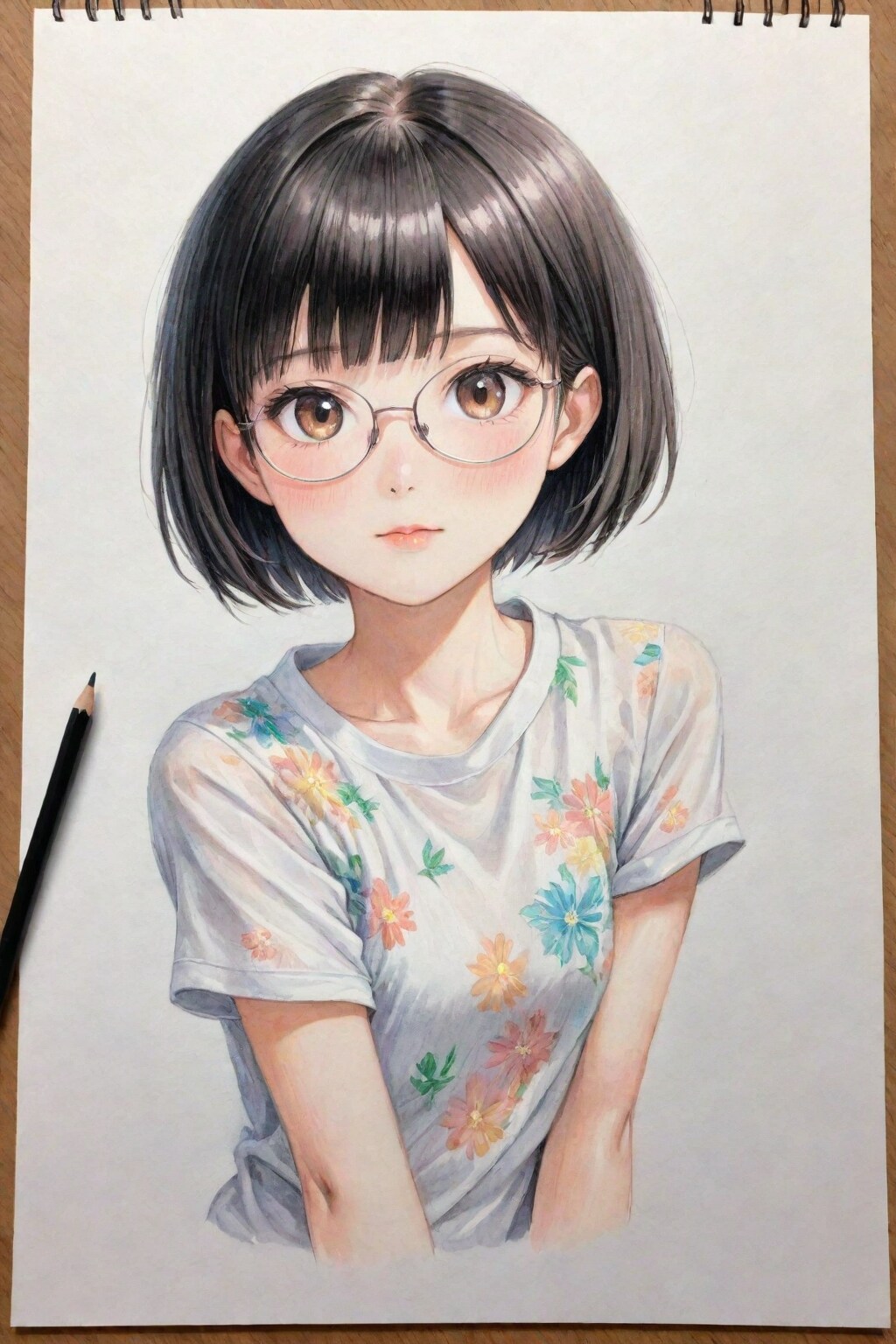 眼鏡の美しい19歳日本人女性が求められている。
