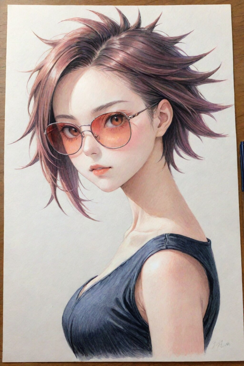 眼鏡の美しい19歳日本人女性が求められている。