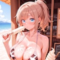 真夏の牛ビキニ 2枚目