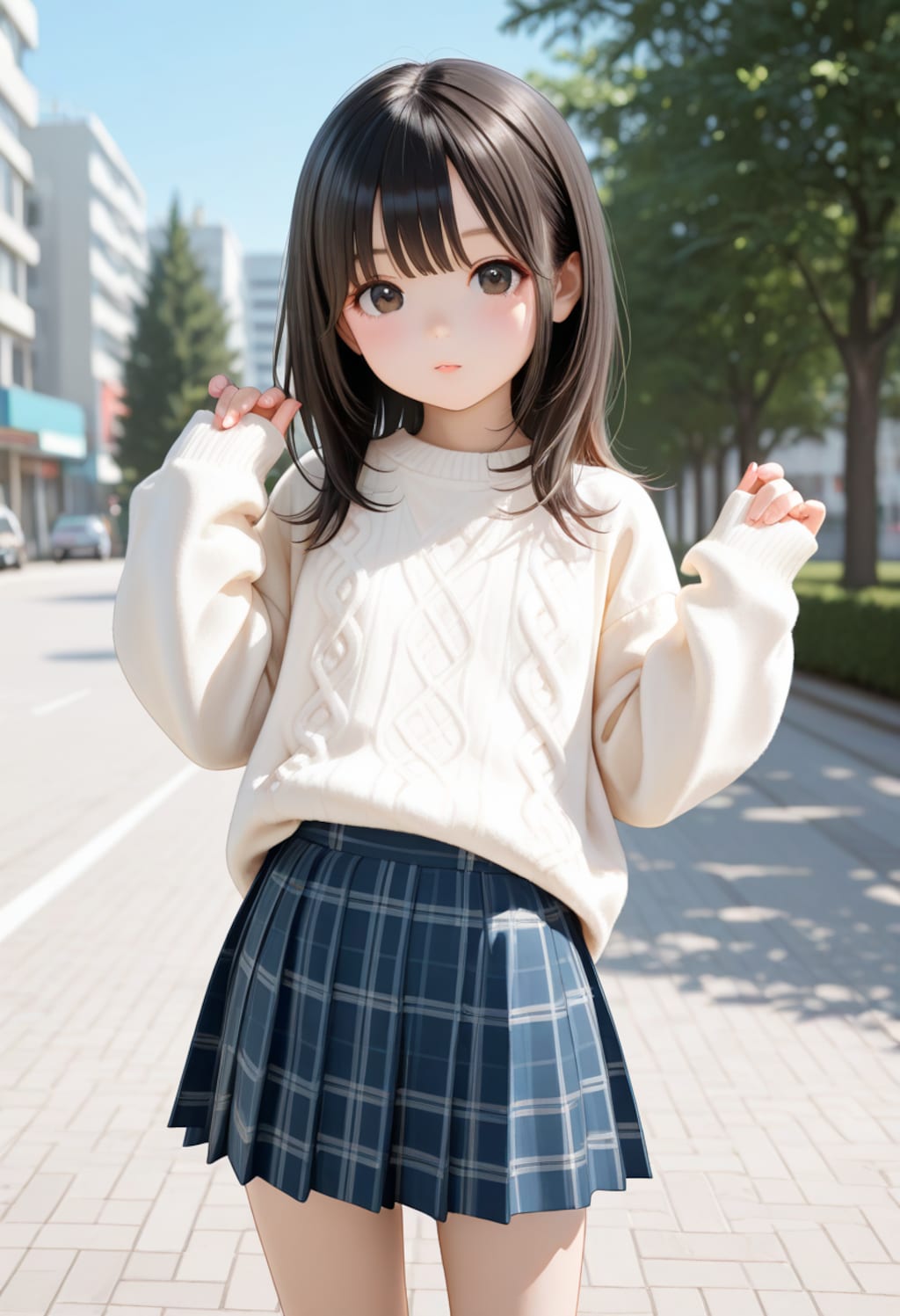 黒髪の美少女(155)