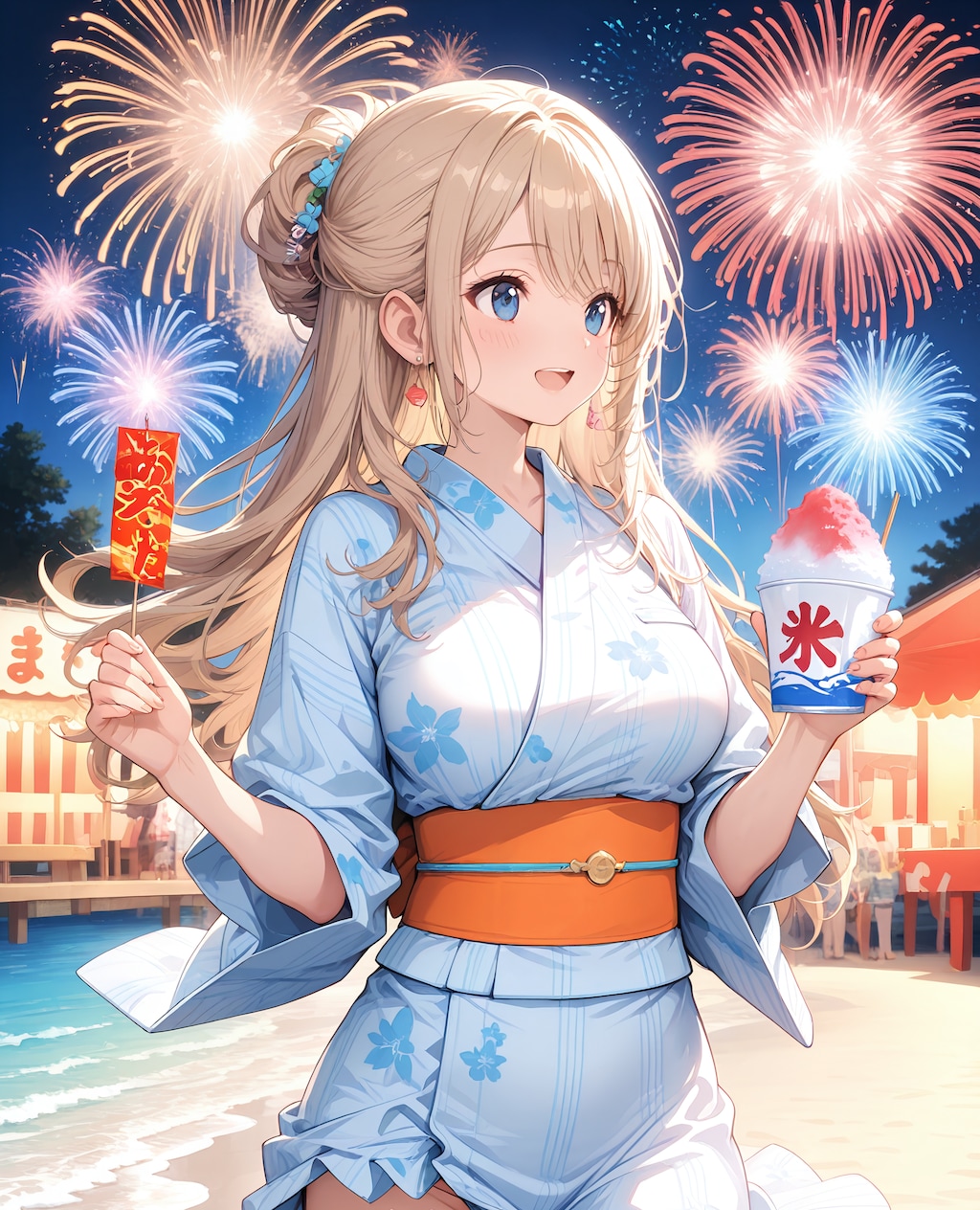 LARIMARの夏祭り3変化