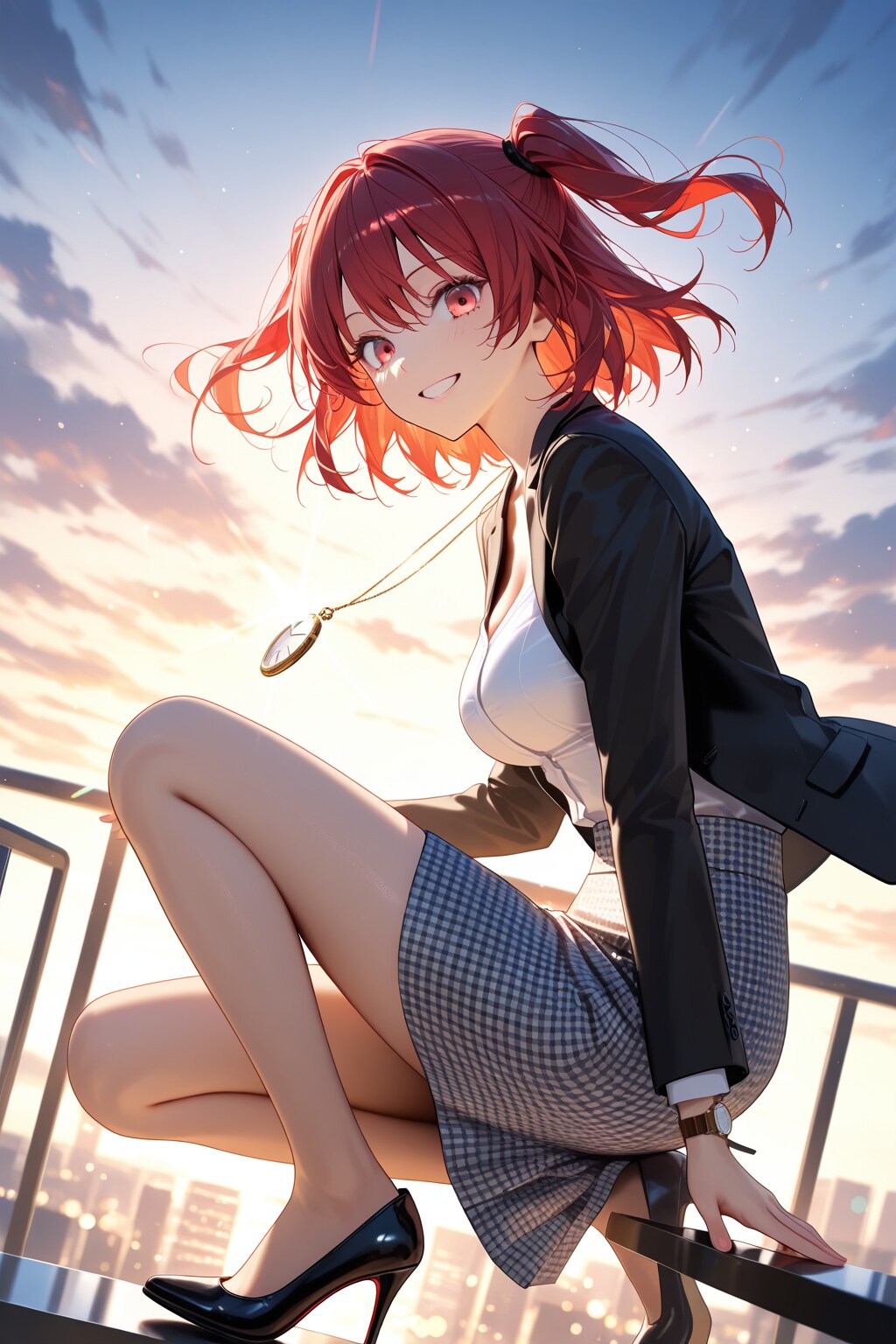 お宝は頂いたっ♡　怪盗女ル〇ンになりきっちゃうお姉さん