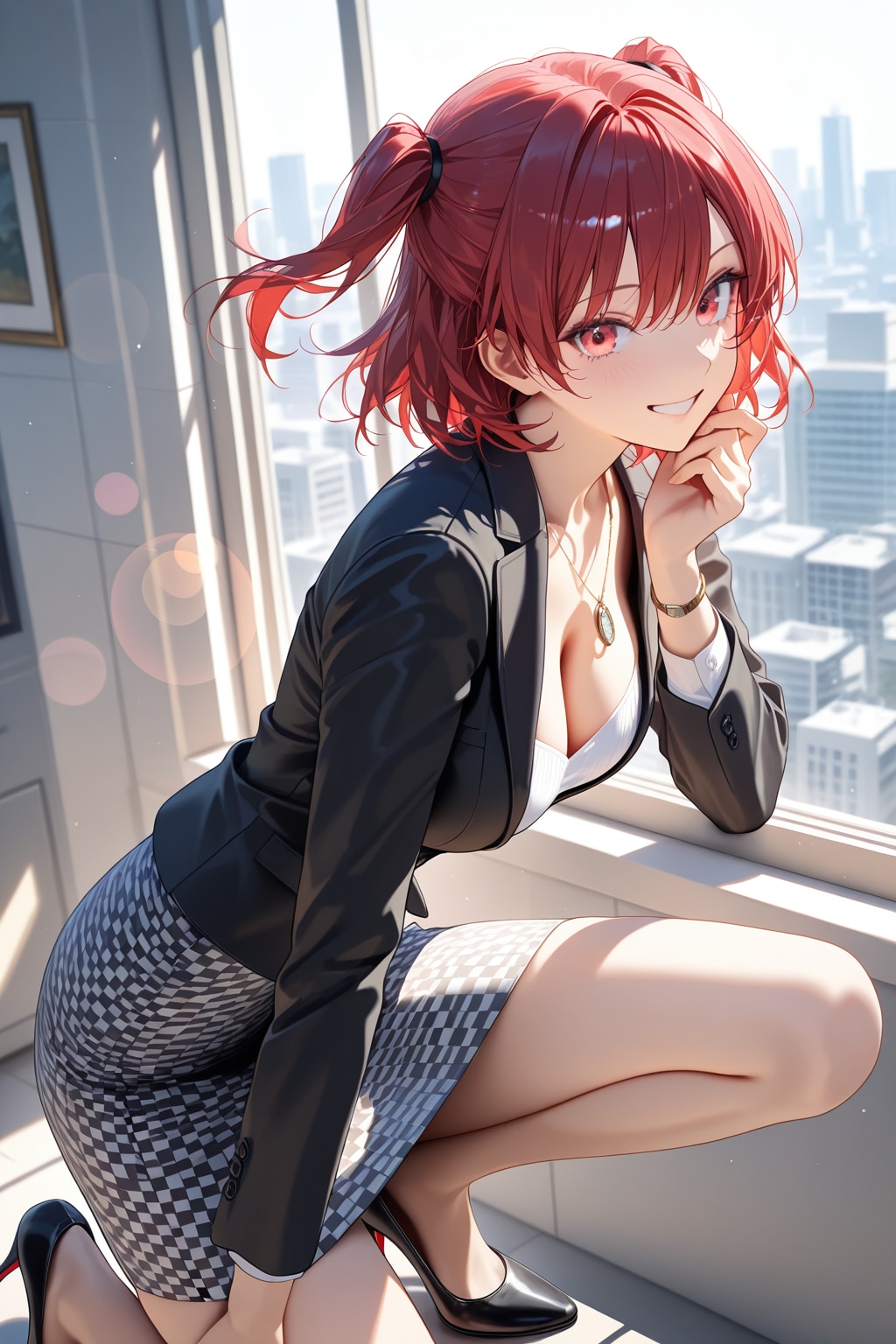 お宝は頂いたっ♡　怪盗女ル〇ンになりきっちゃうお姉さん