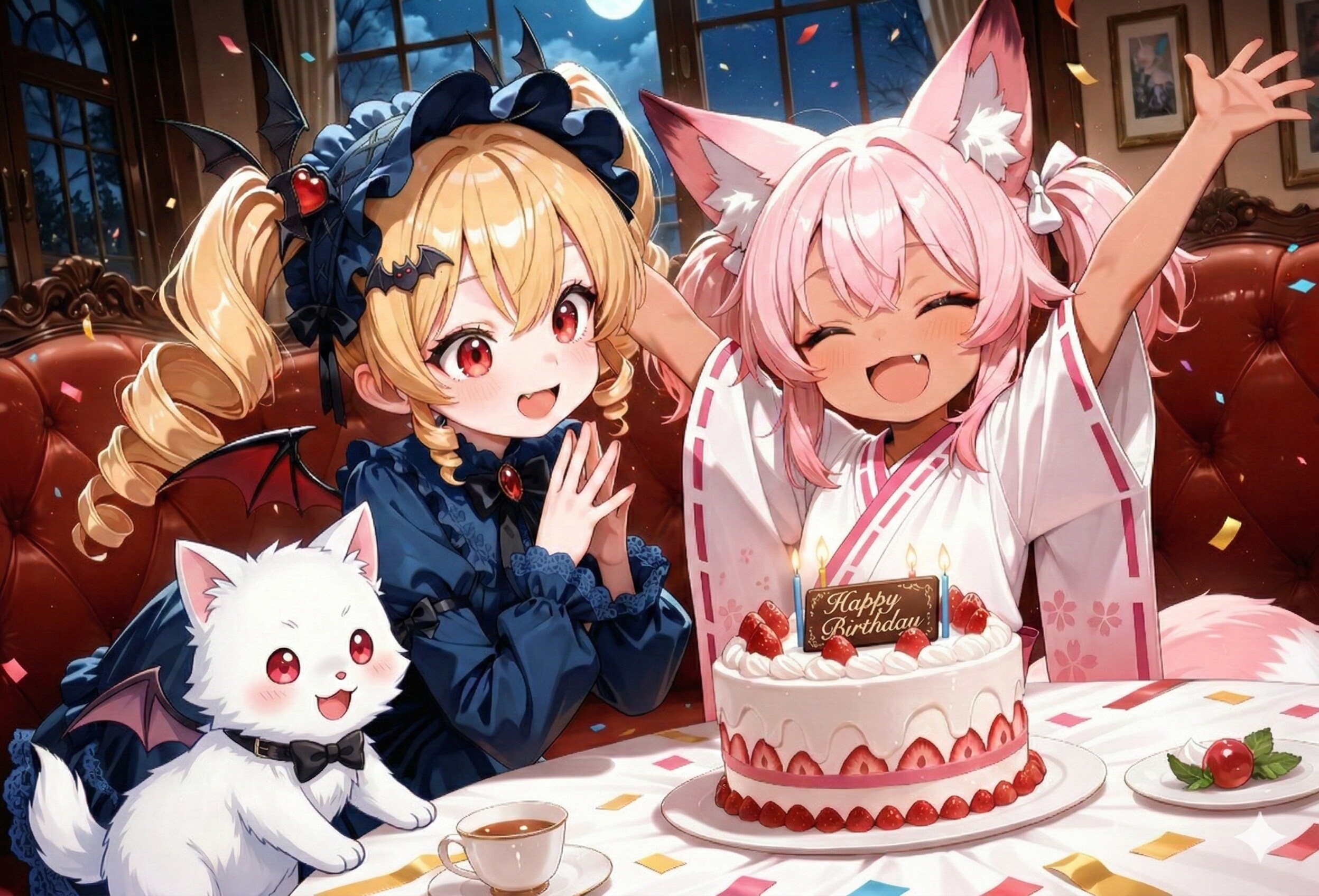 いわしまんさん家のナナシーさん名前を得た記念日お祝い