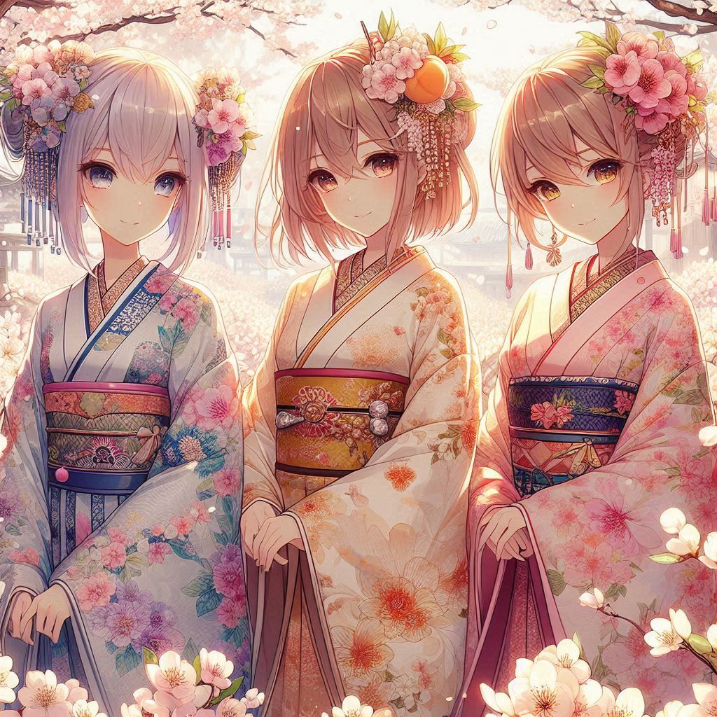 梅、桃、桜 | の人気AIイラスト・グラビア