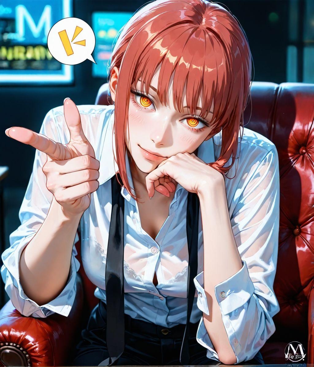 マキマ（謎な雑誌の表紙風） 007