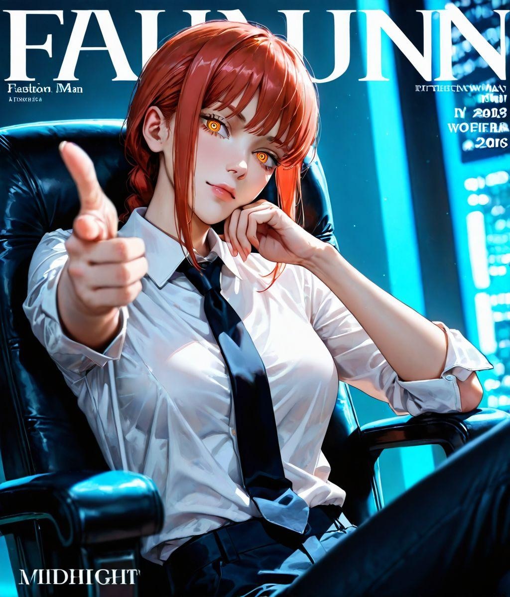 マキマ（謎な雑誌の表紙風） 007
