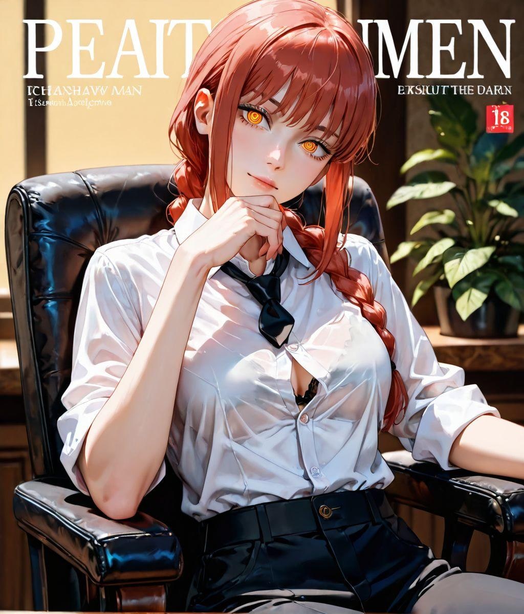 マキマ（謎な雑誌の表紙風） 007