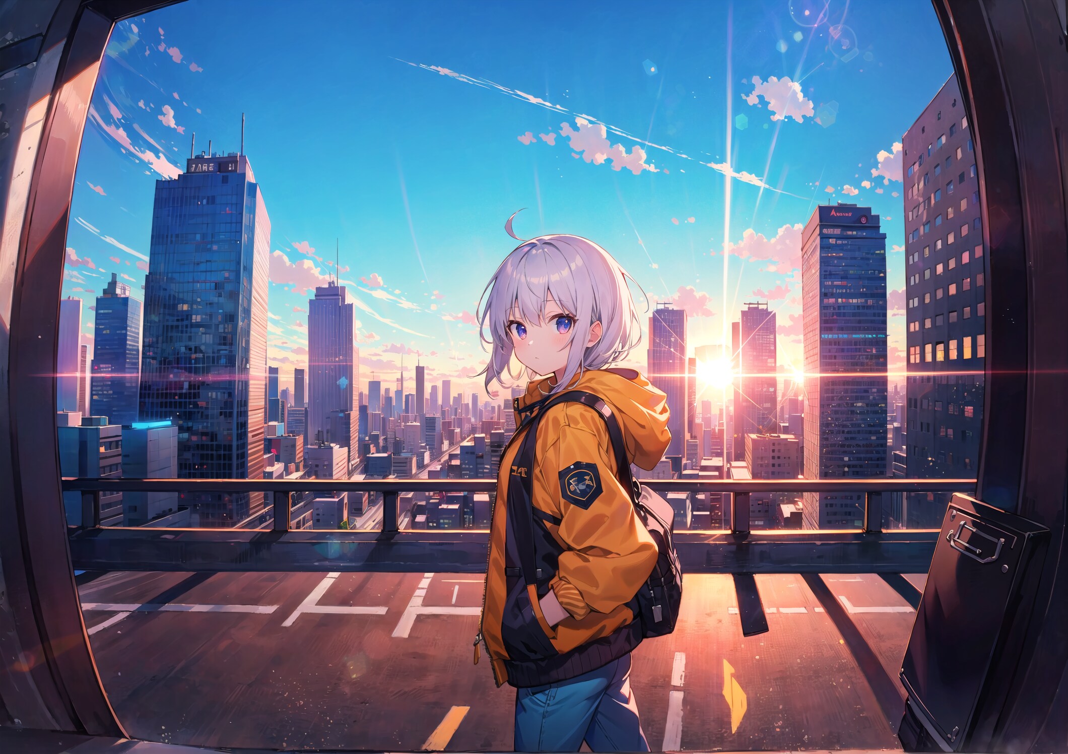 日の入り