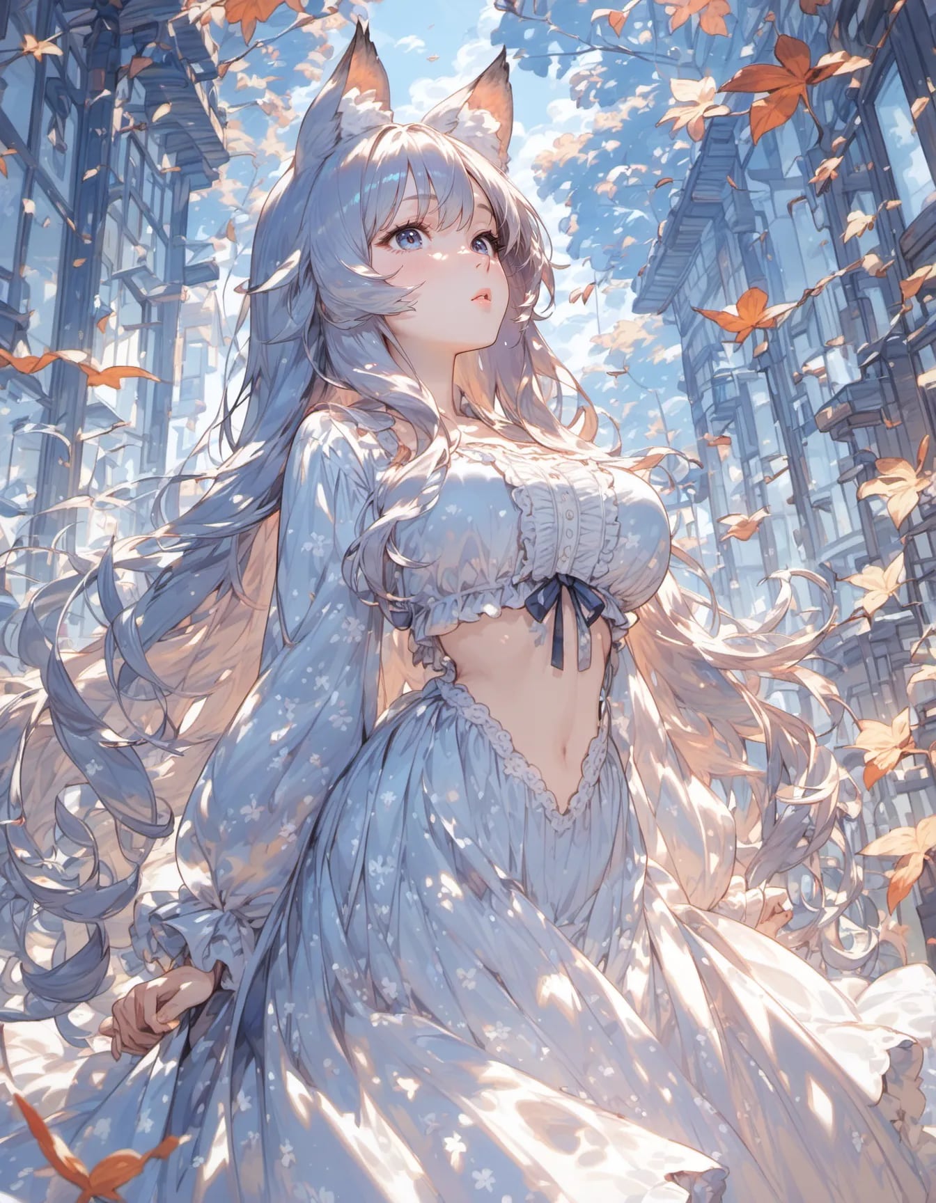 Whispers of the White Vixen | の人気AIイラスト・グラビア