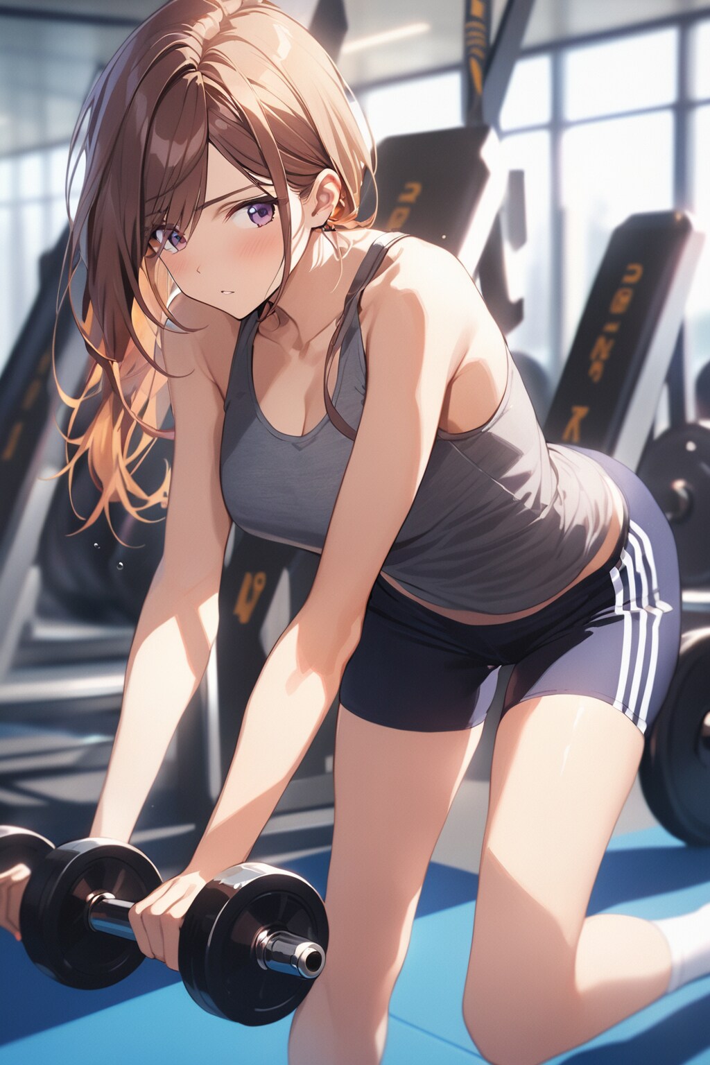 トレーニング中の女性 26歳