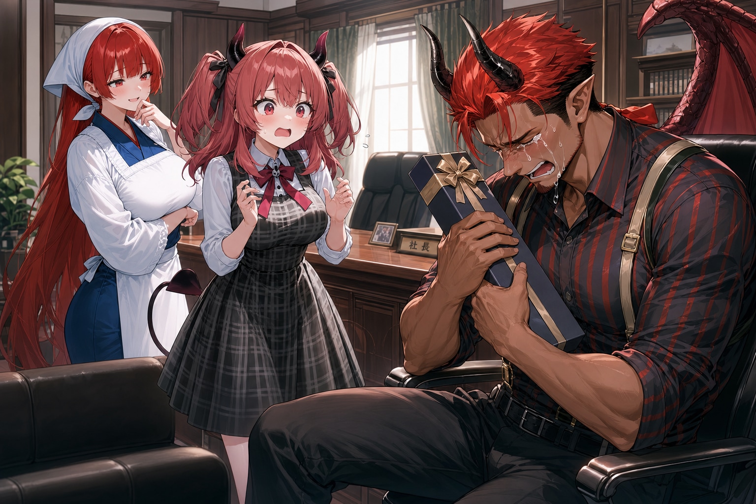 魔王様と魔王の娘さんと魔王の妻さん