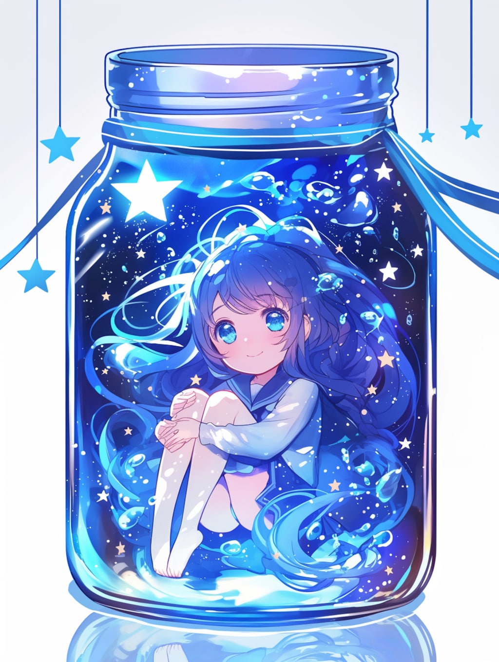 「瓶詰の少女」蒼107